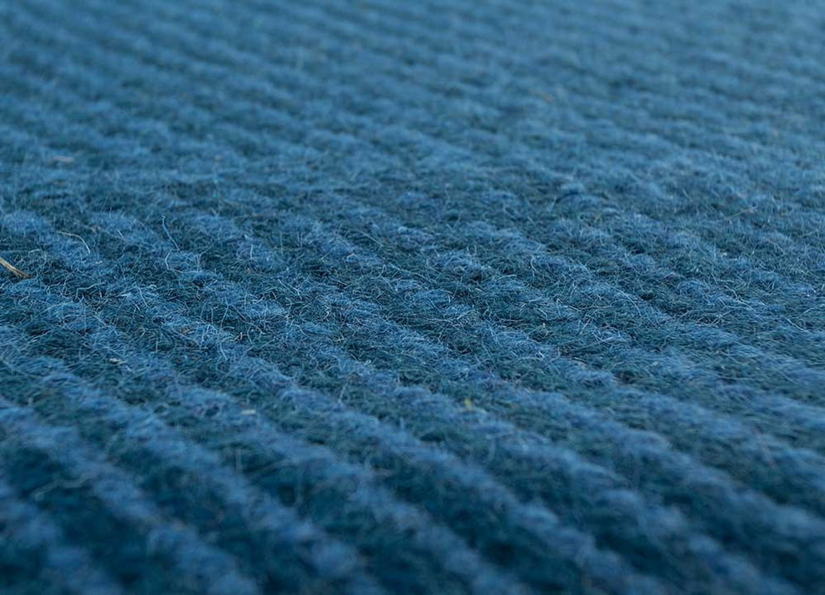 Wool Rug - 300 x 240 cm - blue