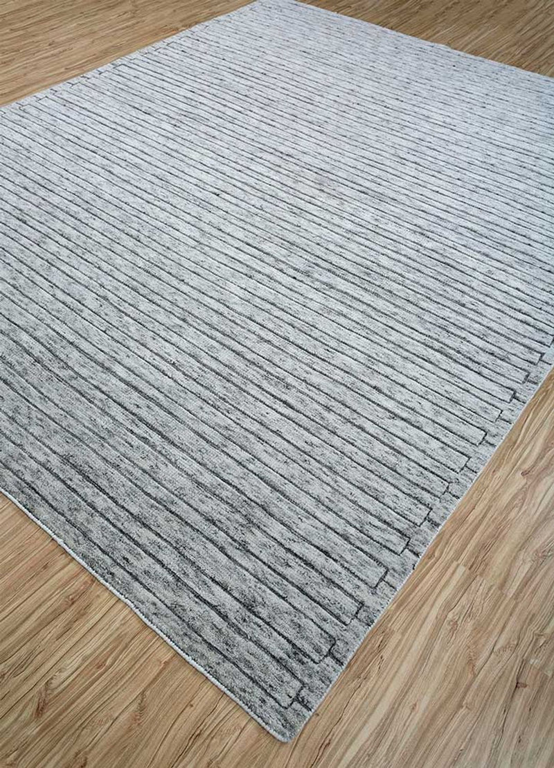 Wool Rug - 300 x 240 cm - grey