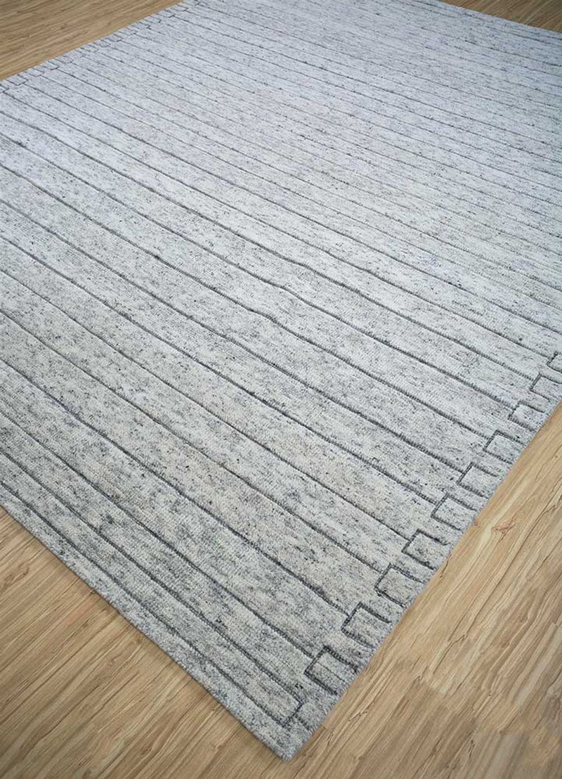 Wool Rug - 300 x 240 cm - grey