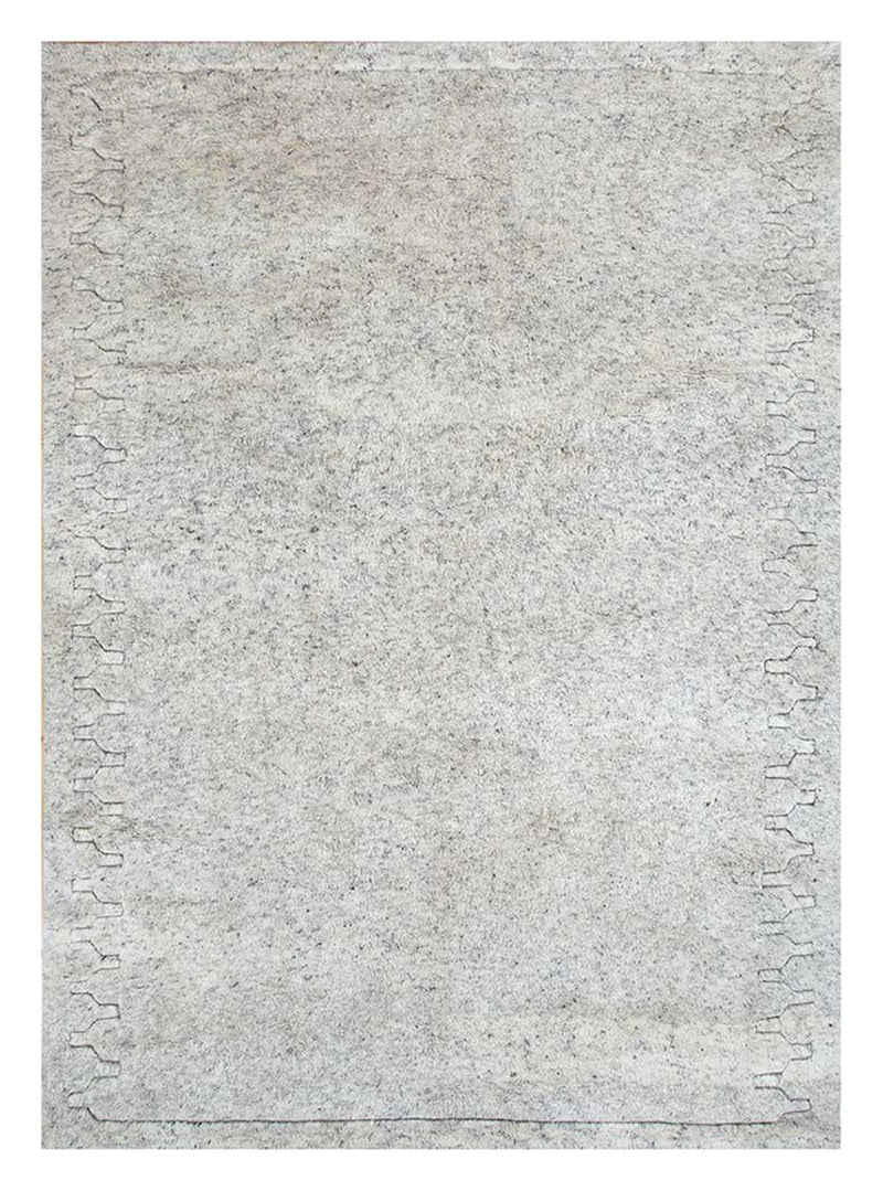 Wool Rug - 300 x 240 cm - light grey