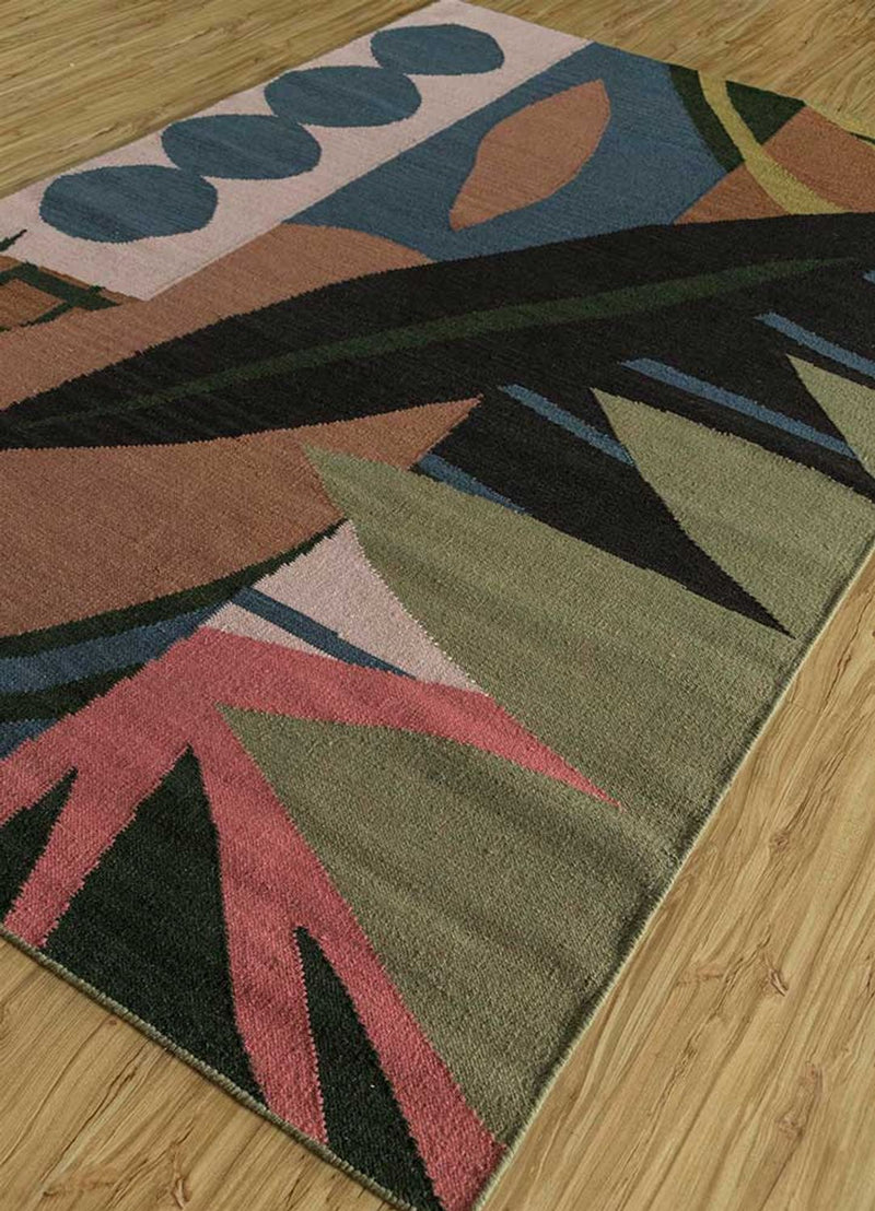 Wool Rug - 270 x 180 cm - multicolored