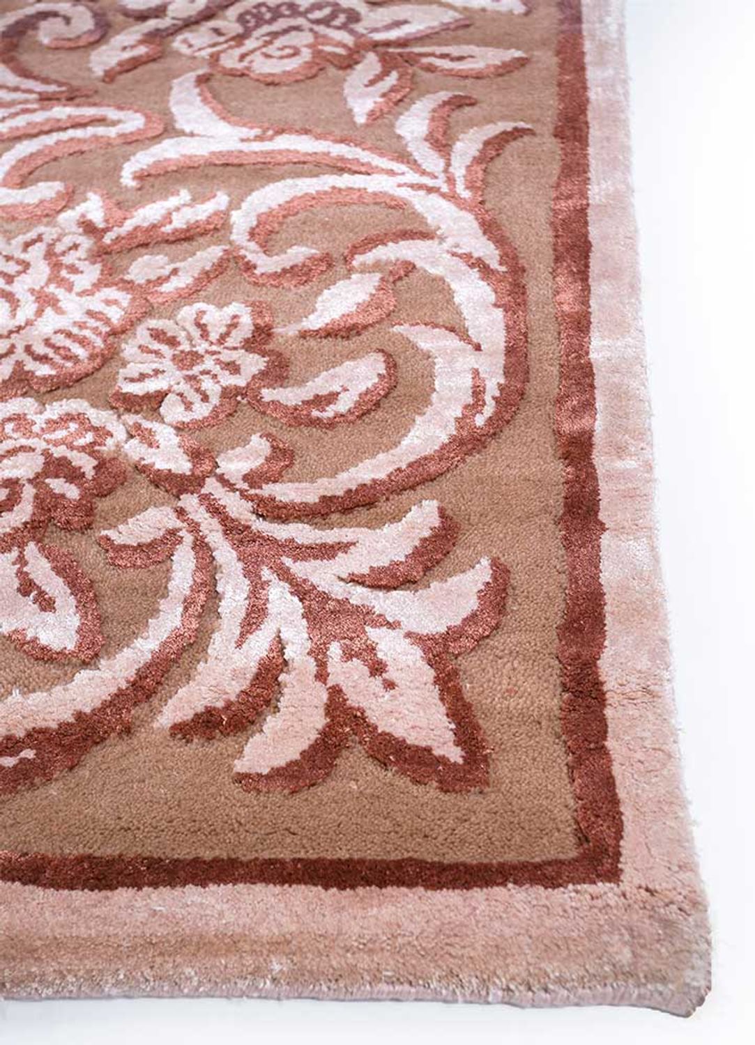 Wool Rug - 300 x 240 cm - light red
