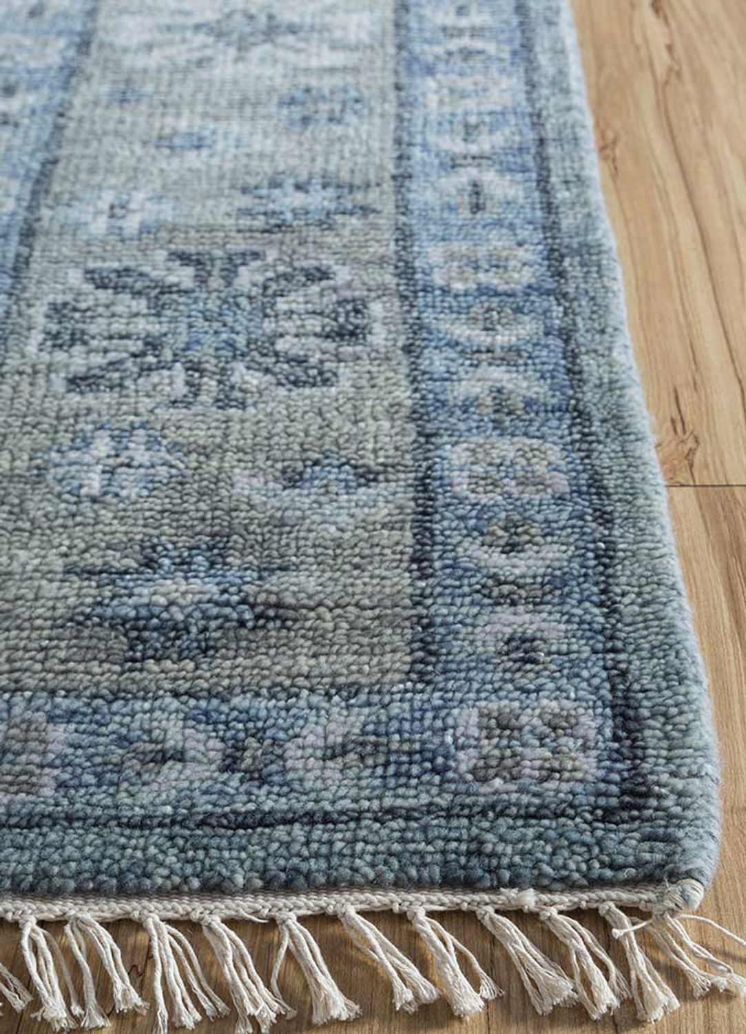 Wool Rug - 300 x 200 cm - dark blue