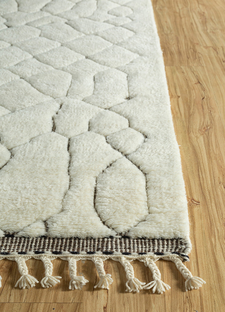 Wool Rug - 300 x 200 cm - cream