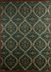 Wool Rug - 300 x 200 cm - dark green