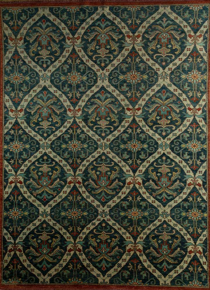 Wool Rug - 300 x 200 cm - dark green