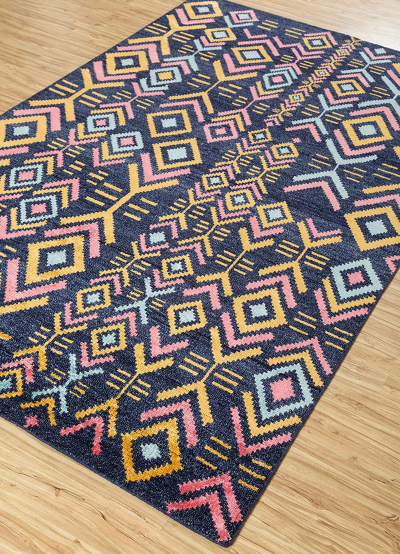 Wool Rug - 300 x 200 cm - blue