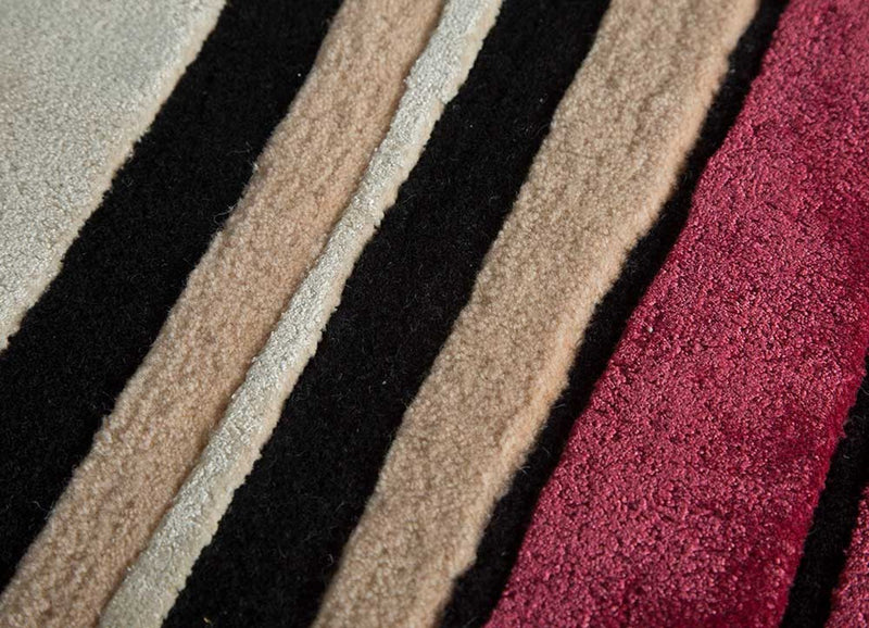 Wool Rug other shape  - 270 x 180 cm - orange