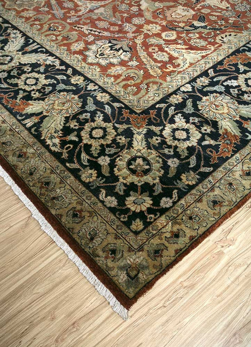 Wool Rug - 450 x 360 cm - orange