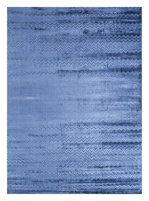 Viscose Rug - 300 x 240 cm - blue