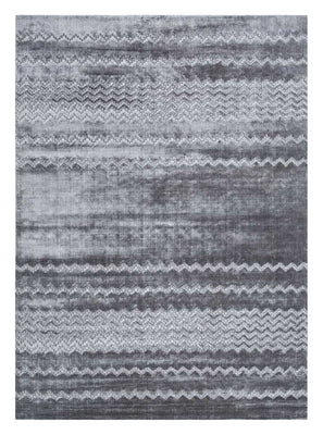 Viscose Rug - 300 x 240 cm - blue