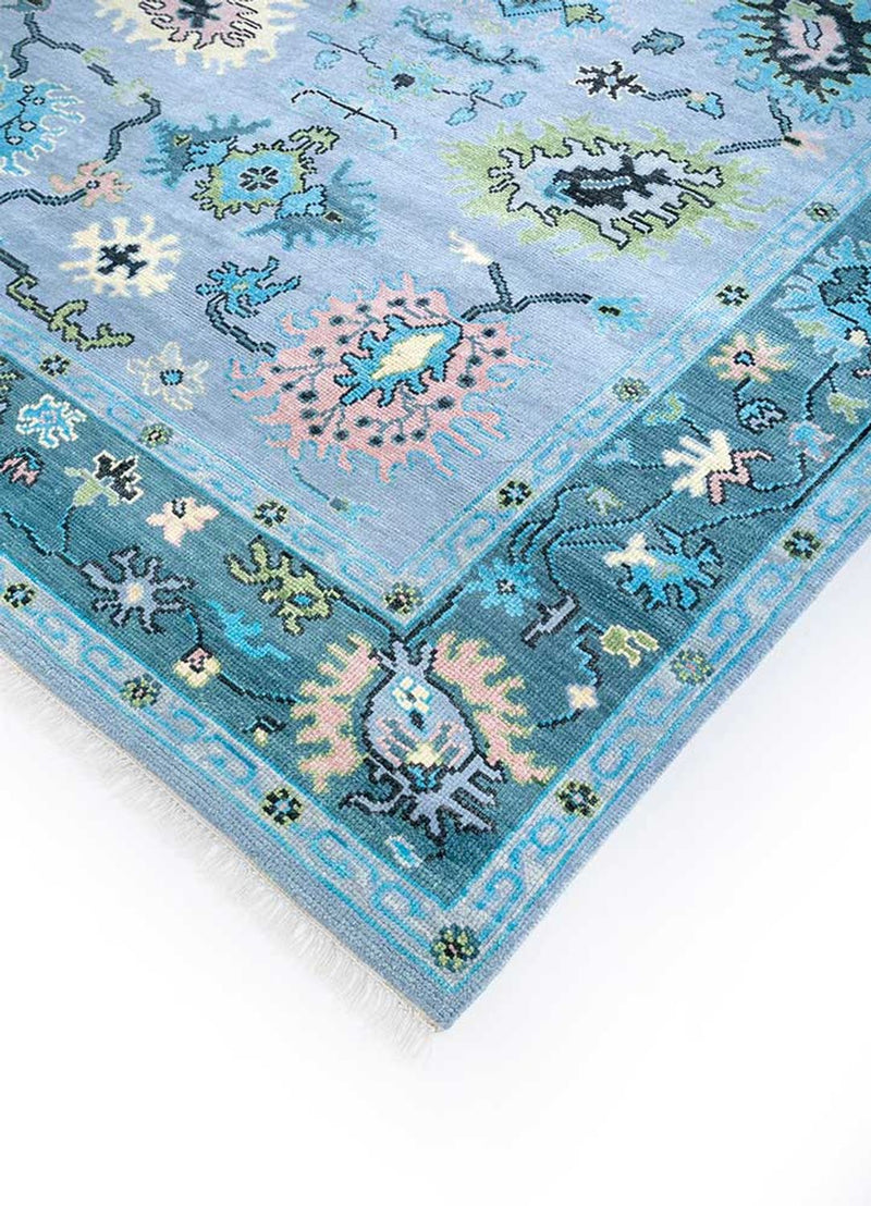 Wool Rug - 300 x 240 cm - turquoise