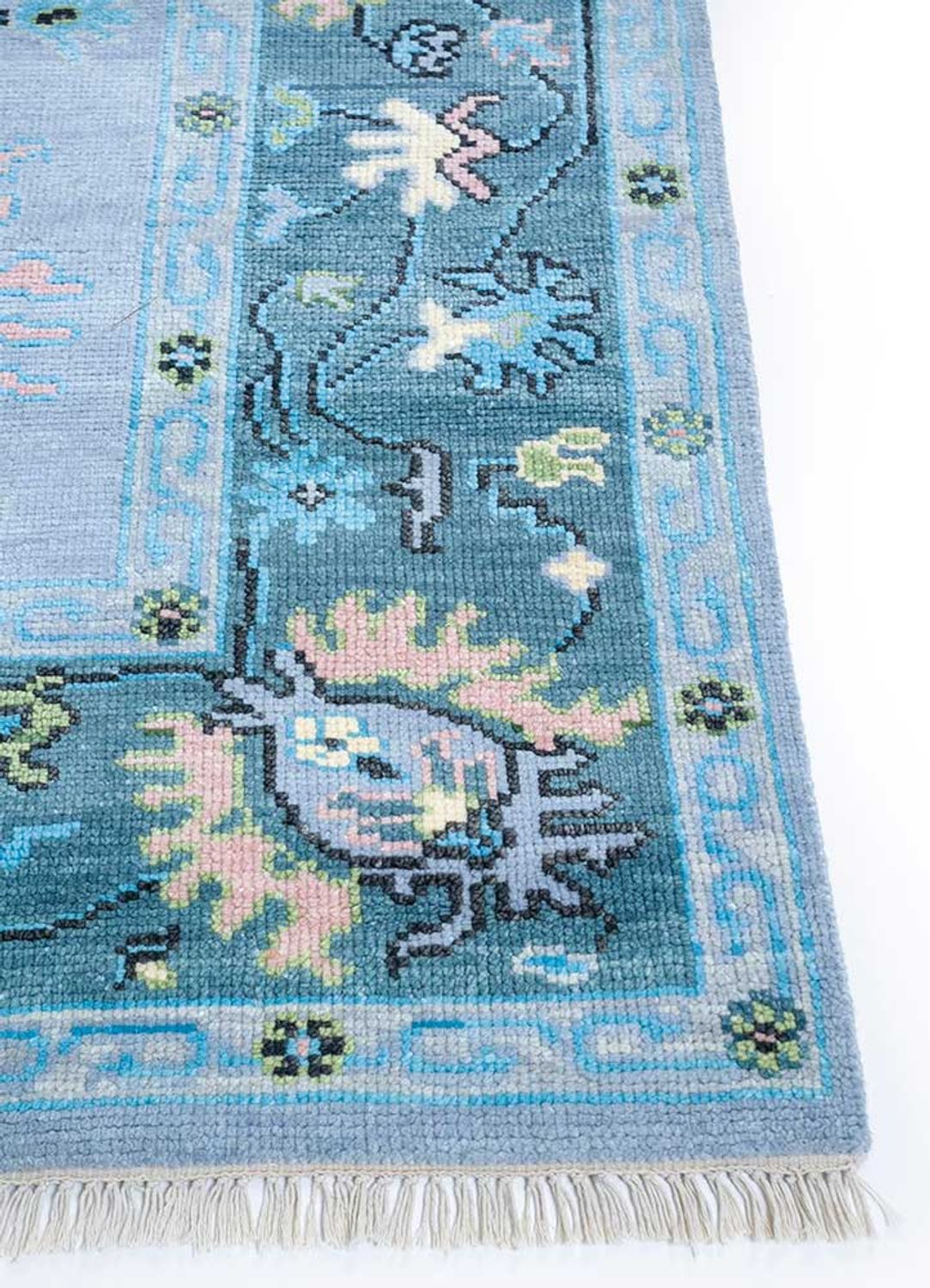 Wool Rug - 300 x 240 cm - turquoise