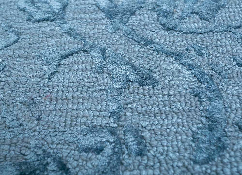 Wool Rug - 270 x 180 cm - blue
