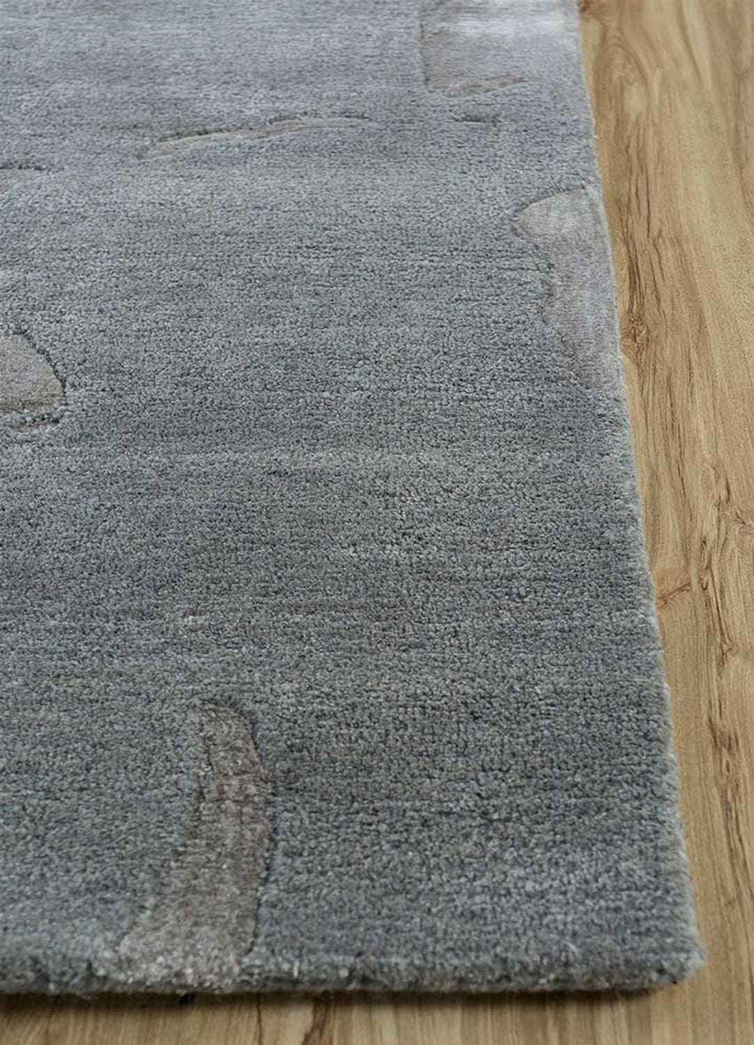 Wool Rug - 270 x 180 cm - grey