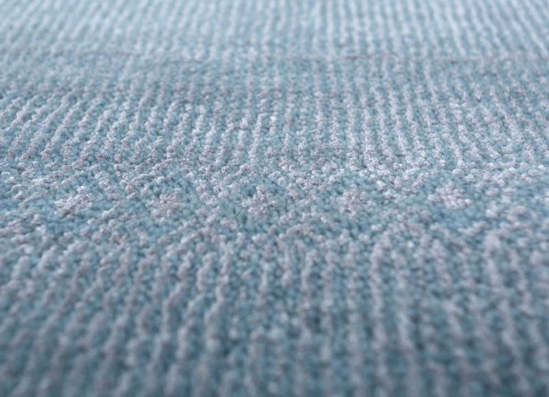 Wool Rug - 300 x 240 cm - blue