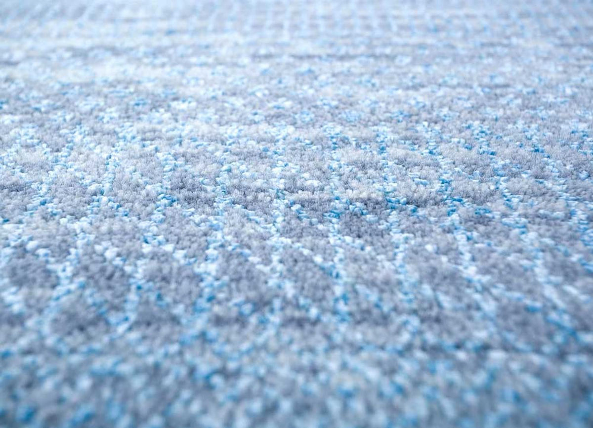 Wool Rug - 270 x 180 cm - sea blue