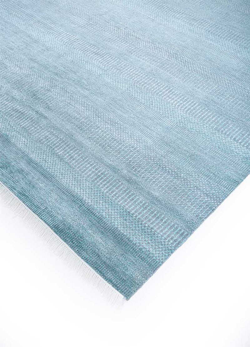 Wool Rug - 300 x 240 cm - light blue