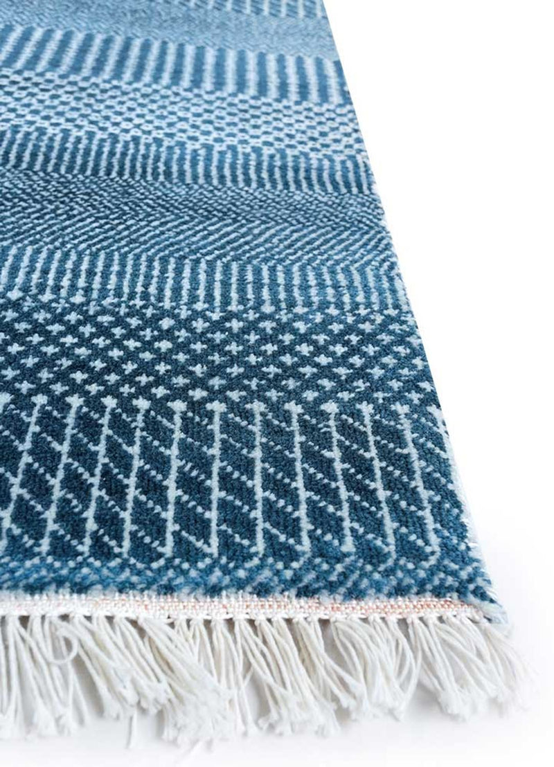 Wool Rug - 360 x 270 cm - dark blue