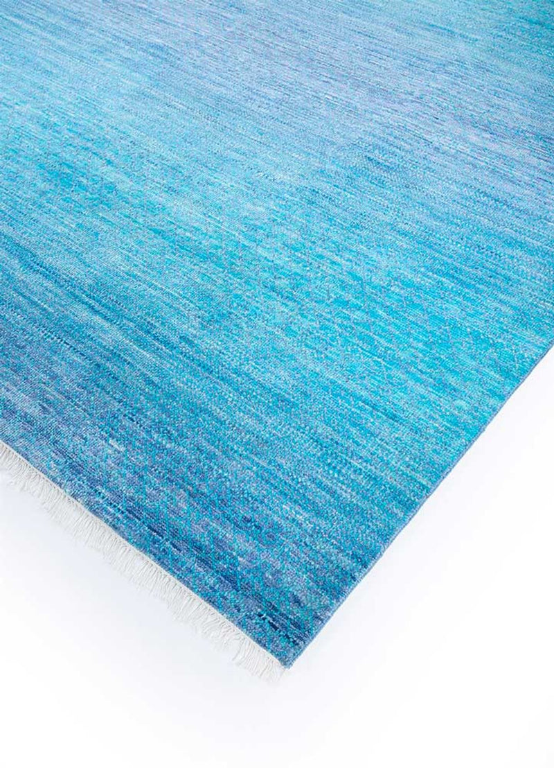 Wool Rug - 360 x 270 cm - blue