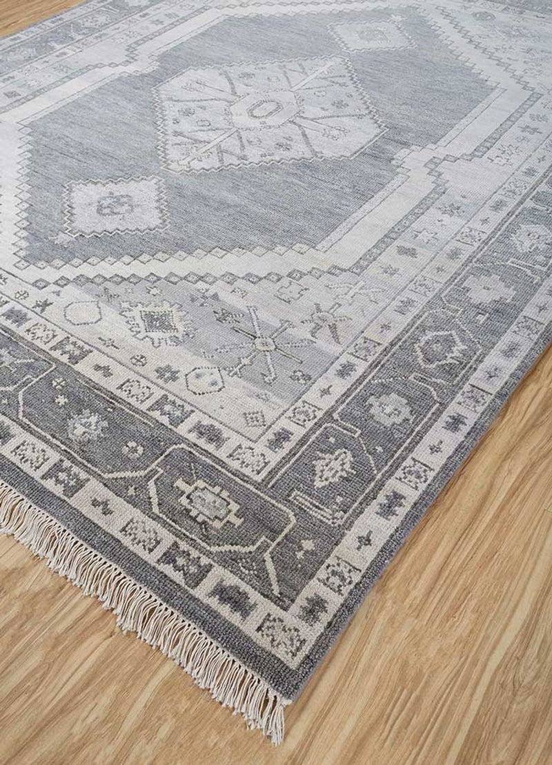 Wool Rug - 300 x 240 cm - grey