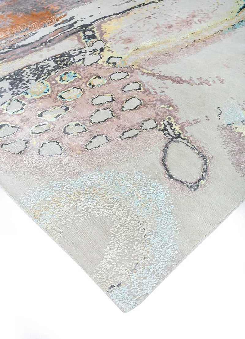 Designer Rug - 450 x 360 cm - silver
