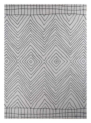 Wool Rug - 330 x 240 cm - light grey