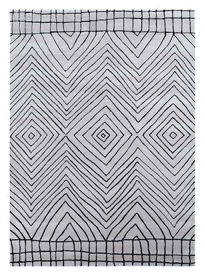 Wool Rug - 330 x 240 cm - light grey