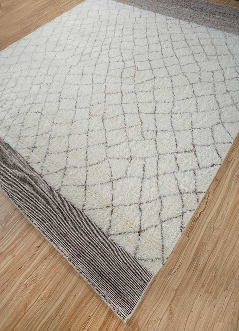 Wool Rug - 300 x 240 cm - cream