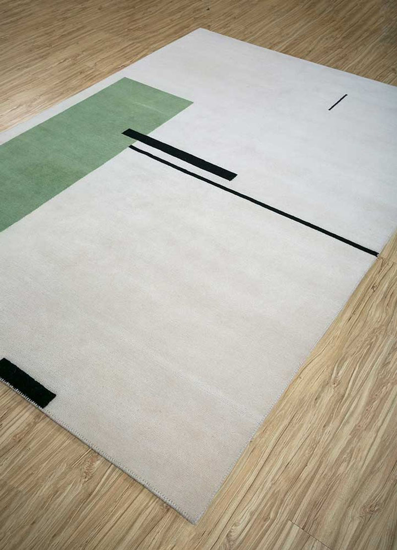 Wool Rug - 270 x 180 cm - light grey
