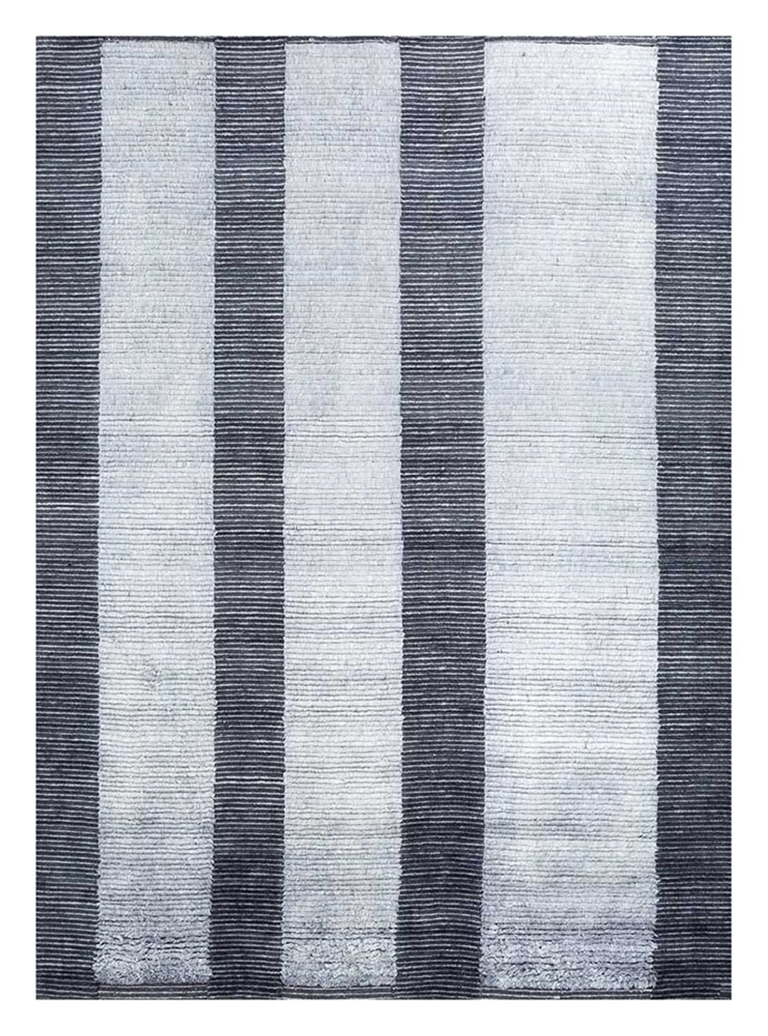 Wool Rug - 300 x 240 cm - silver
