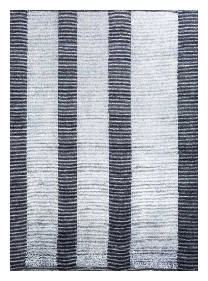 Wool Rug - 300 x 240 cm - silver