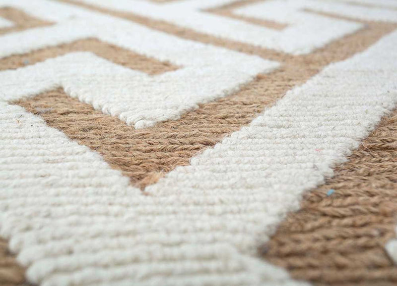 Wool Rug - 465 x 390 cm - beige