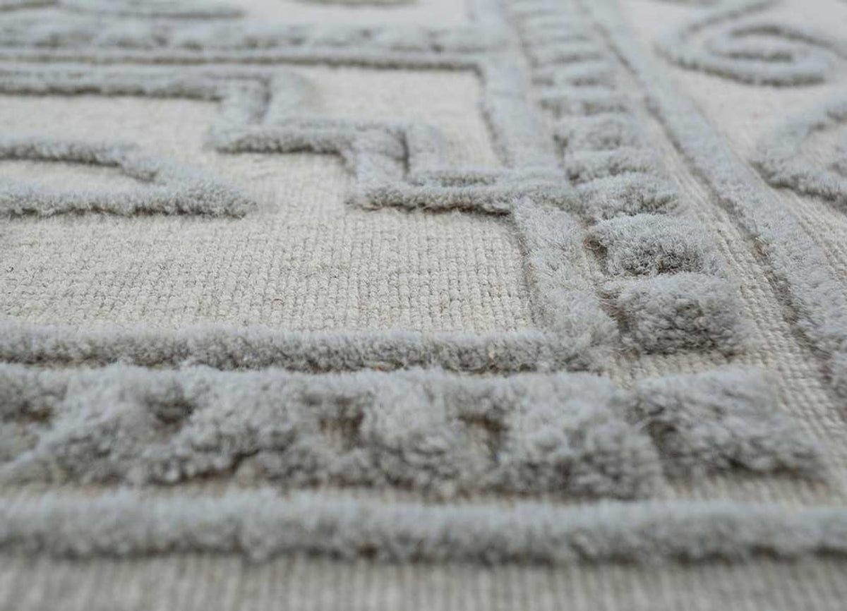 Wool Rug - 270 x 180 cm - cream