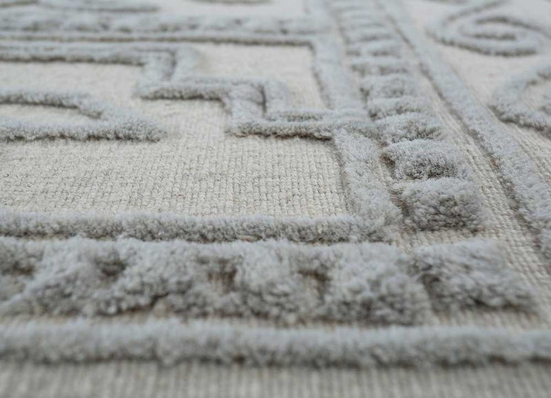 Wool Rug - 270 x 180 cm - cream