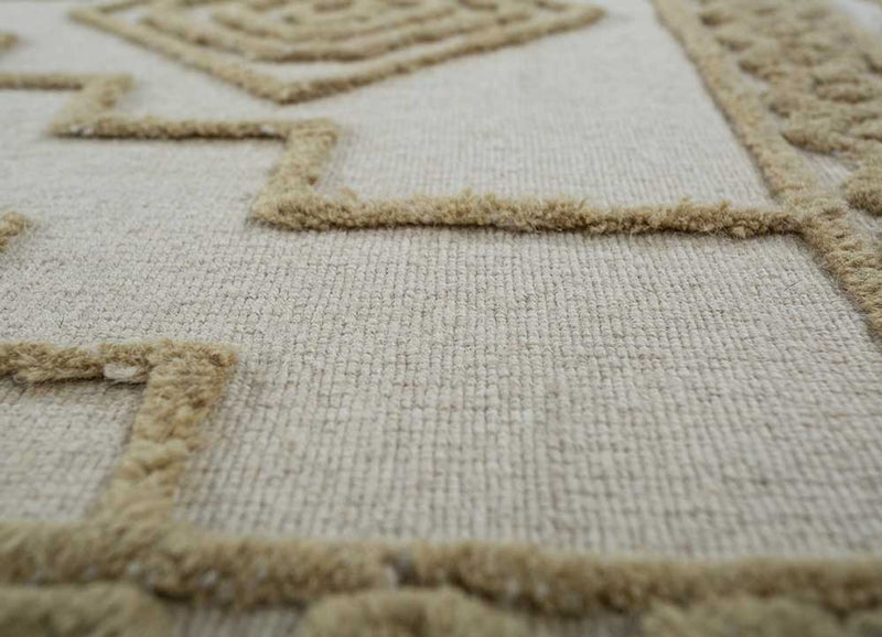 Wool Rug - 270 x 180 cm - cream