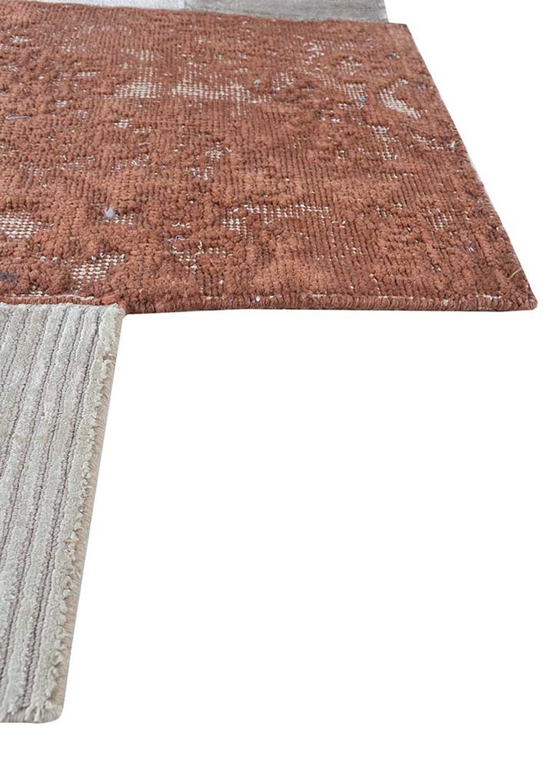 Wool Rug other shape  - 180 x 150 cm - cream