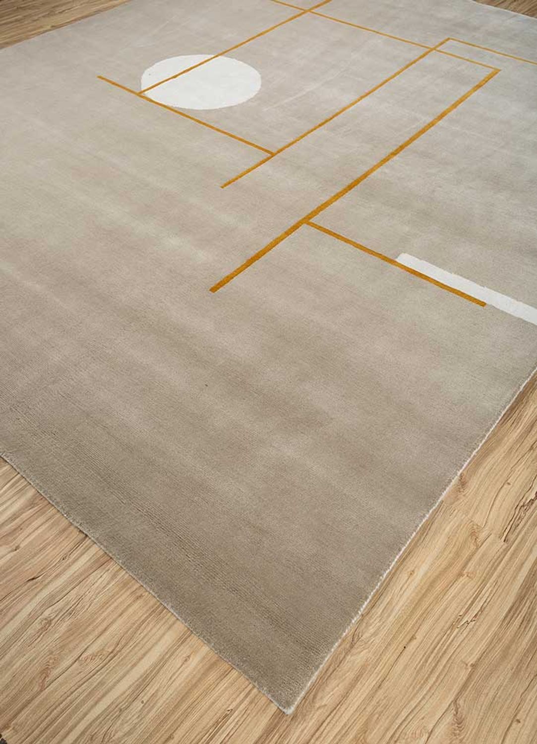 Wool Rug - 300 x 240 cm - dark beige