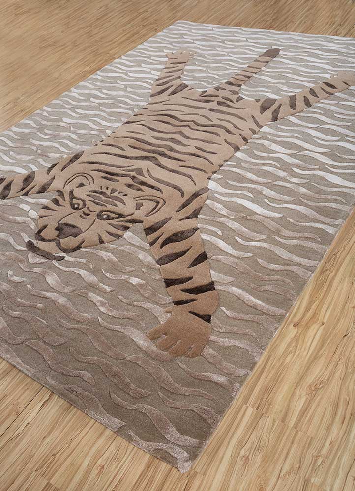 Wool Rug - 270 x 180 cm - beige