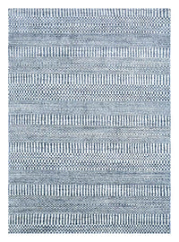 Wool Rug - 270 x 180 cm - blue