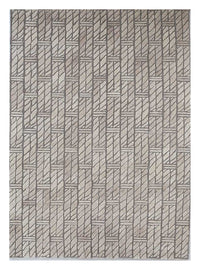 Wool Rug - 240 x 150 cm - dark beige