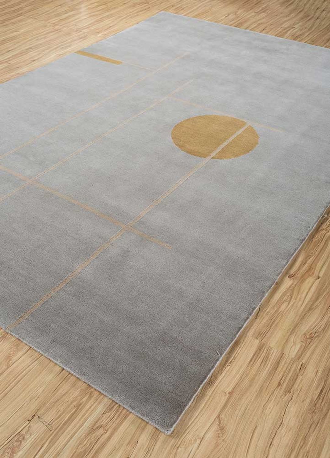 Wool Rug - 300 x 240 cm - grey