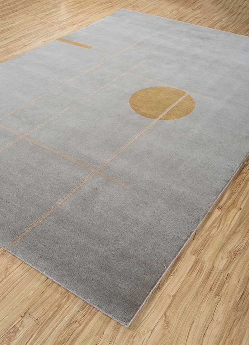 Wool Rug - 300 x 240 cm - grey