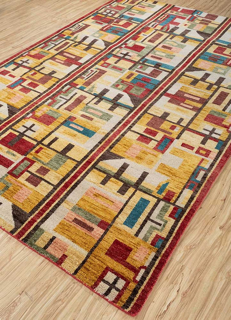 Wool Rug - 270 x 180 cm - orange