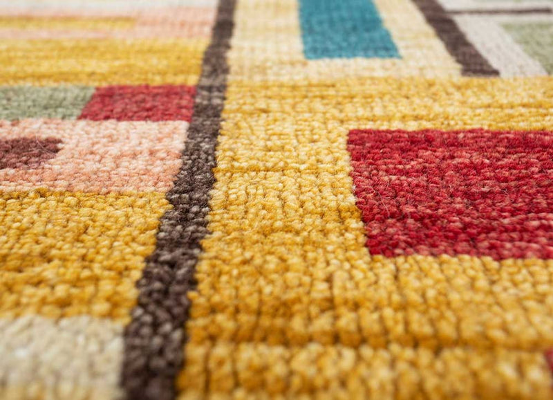 Wool Rug - 270 x 180 cm - orange