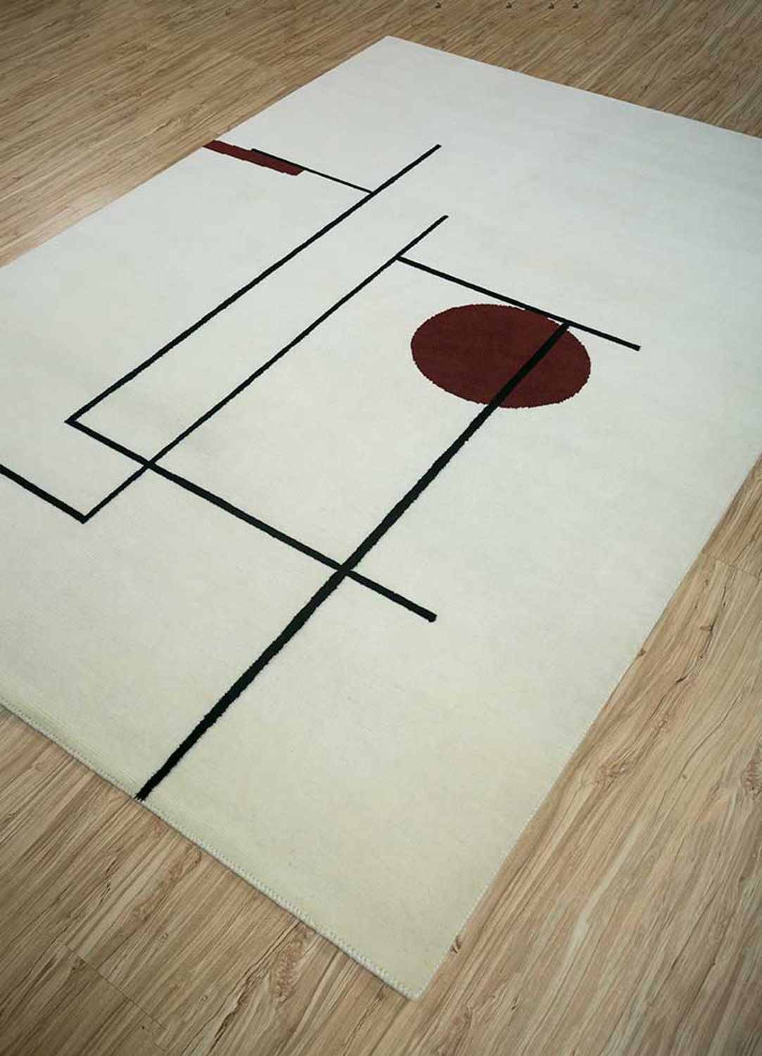 Wool Rug - 240 x 150 cm - light grey
