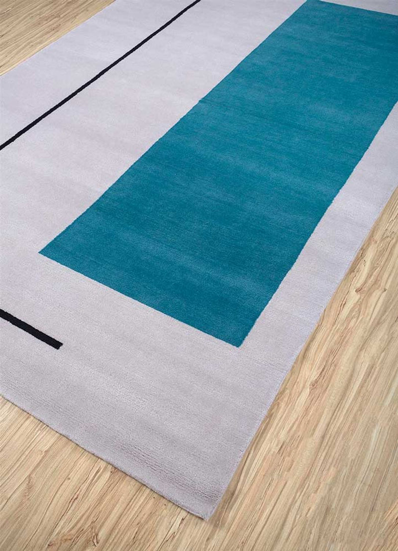 Wool Rug - 240 x 150 cm - dark grey