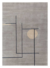 Wool Rug - 360 x 270 cm - grey