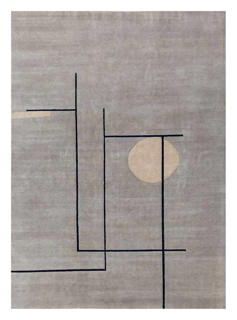 Wool Rug - 360 x 270 cm - grey