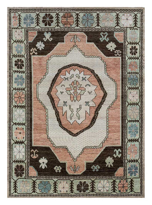 Wool Rug - 300 x 240 cm - salmon